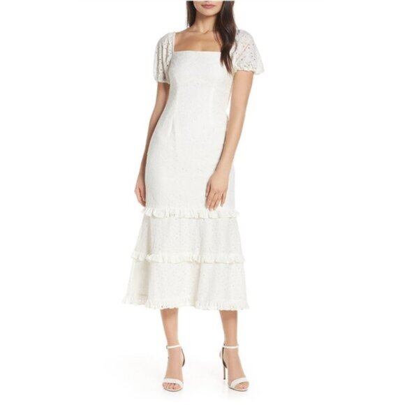 Keepsake Higher Lace Dress Ivory